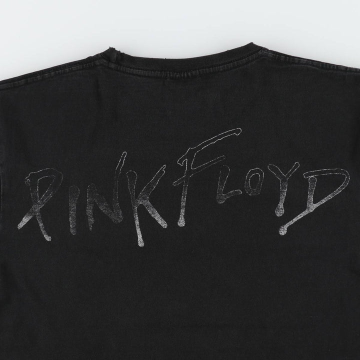 HOT ROCK PINK FLOYD Band T-shirt (Women's size S equivalent) cotton black type Vintage Second Hand