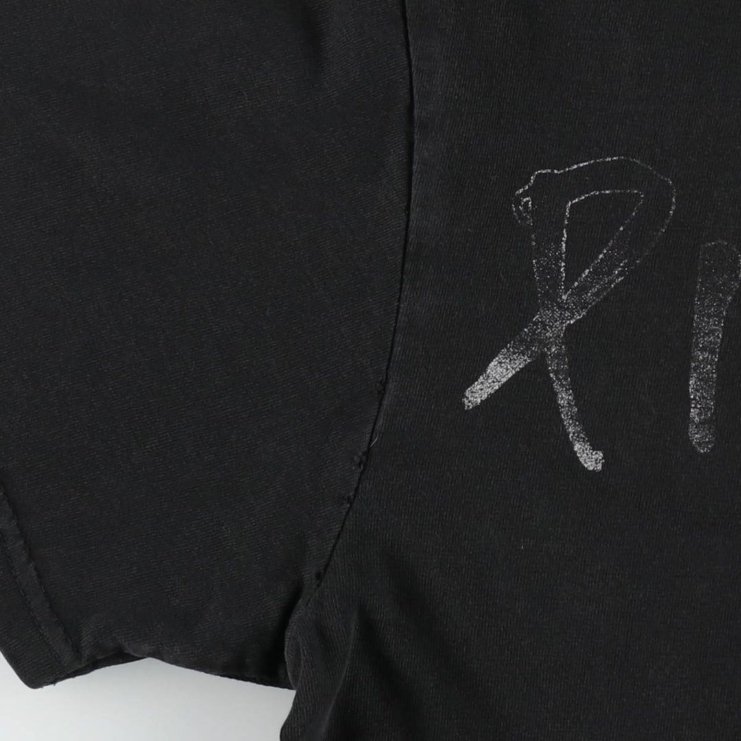 HOT ROCK PINK FLOYD Band T-shirt (Women's size S equivalent) cotton black type Vintage Second Hand