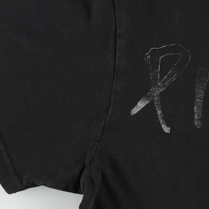 HOT ROCK PINK FLOYD Band T-shirt (Women's size S equivalent) cotton black type Vintage Second Hand