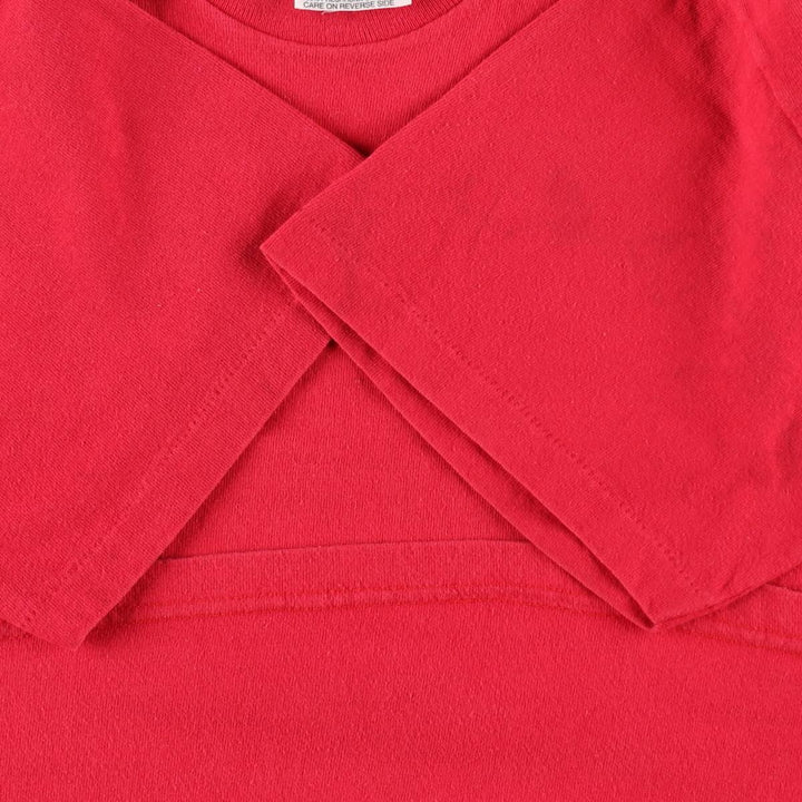 ~90'S Wrangler Short-Sleeve Printed T-Shirt, Made in USA, Men's Size M (Equivalent), Vintage cotton red type Vintage Second Hand