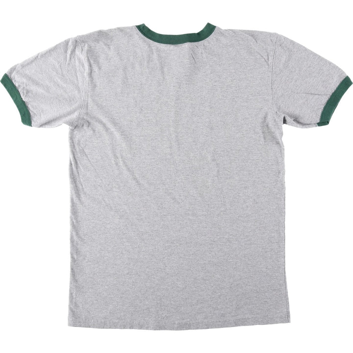 NFL Green Bay Packers Ringer T-Shirt, Women's Size L (approx.) cotton gray type Vintage Second Hand
