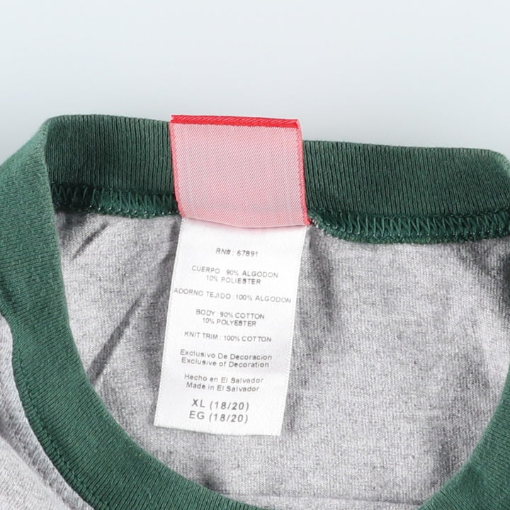 NFL Green Bay Packers Ringer T-Shirt, Women's Size L (approx.) cotton gray type Vintage Second Hand