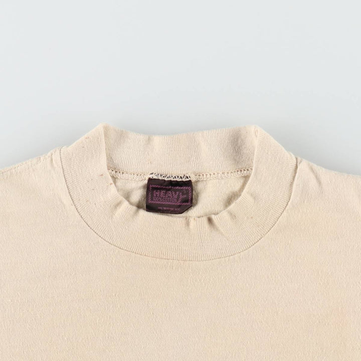 80'S Heavy Bison Pattern Animal T-Shirt, Women's Size S (Equivalent), Vintage cotton Beige type Vintage Second Hand