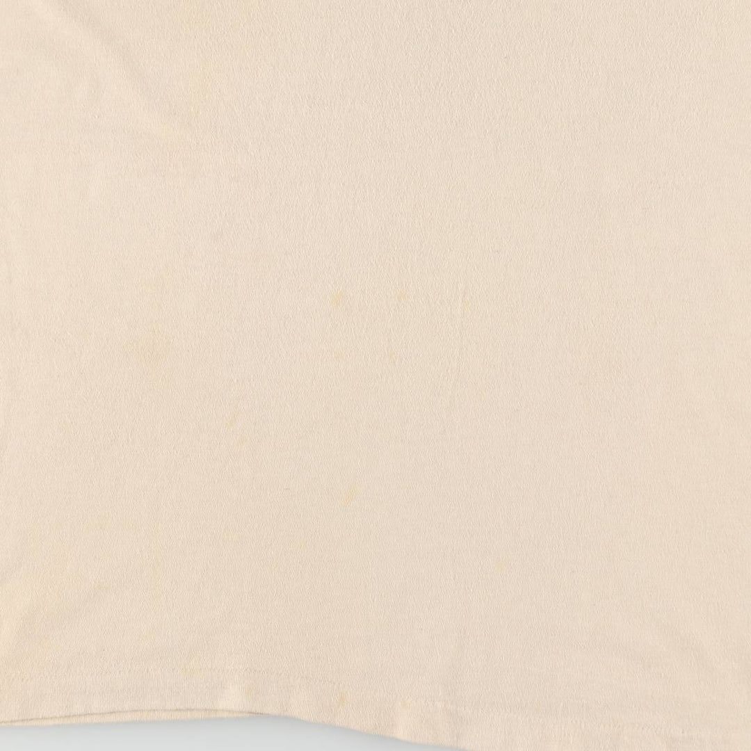 80'S Heavy Bison Pattern Animal T-Shirt, Women's Size S (Equivalent), Vintage cotton Beige type Vintage Second Hand