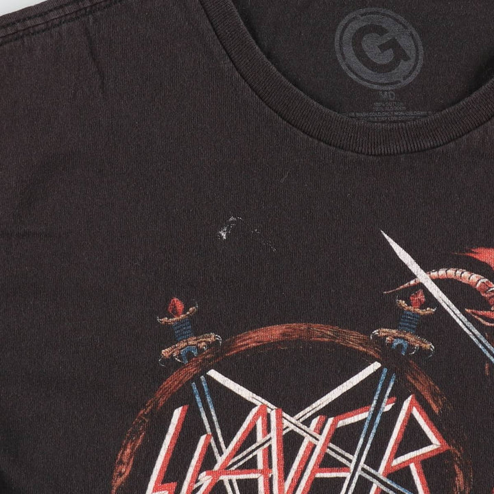 SLAYER Band T-shirt, Women's Size M (approx.) cotton black type Vintage Second Hand