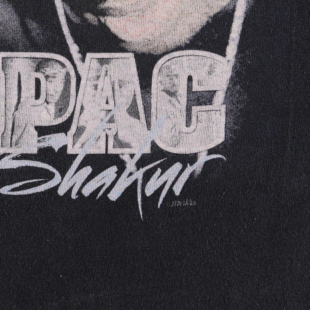 Bravado 2pac Wrap T-Shirt (Men's Size S) cotton black type Vintage Second Hand