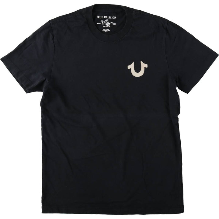 TRUE RELIGION Short-Sleeve Printed T-Shirt, Men's Size XS cotton black type Vintage Second Hand