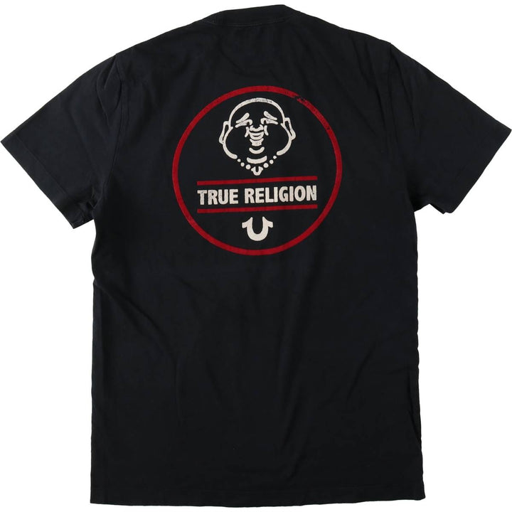 TRUE RELIGION Short-Sleeve Printed T-Shirt, Men's Size XS cotton black type Vintage Second Hand