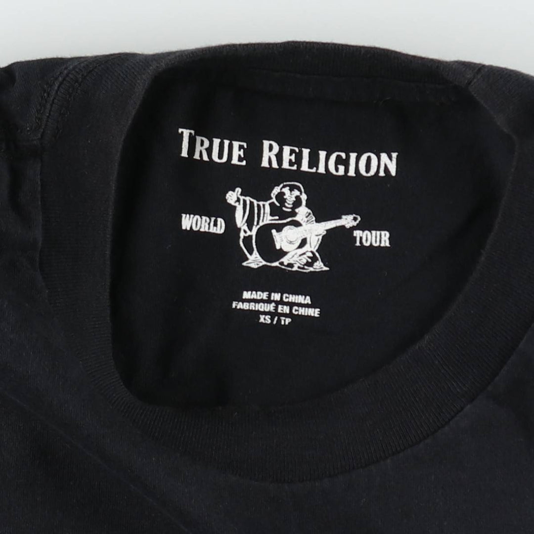 TRUE RELIGION Short-Sleeve Printed T-Shirt, Men's Size XS cotton black type Vintage Second Hand
