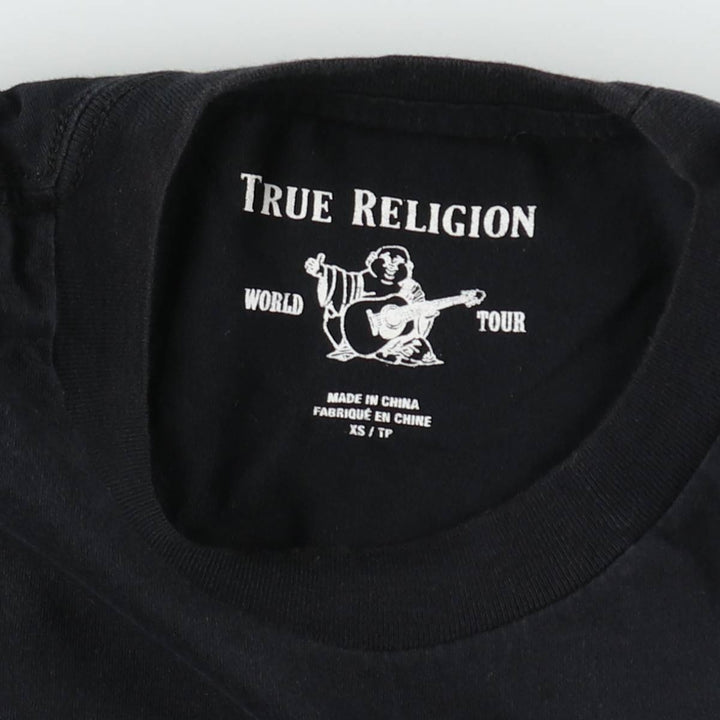 TRUE RELIGION Short-Sleeve Printed T-Shirt, Men's Size XS cotton black type Vintage Second Hand