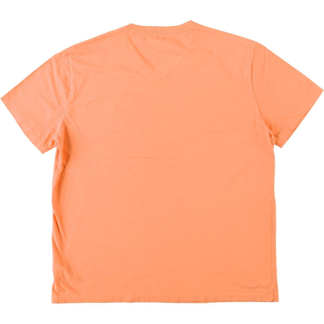 Ralph Lauren POLO RALPH LAUREN Short-Sleeve V-Neck T-Shirt, Women's Size L (approx.) cotton orange type Vintage Second Hand