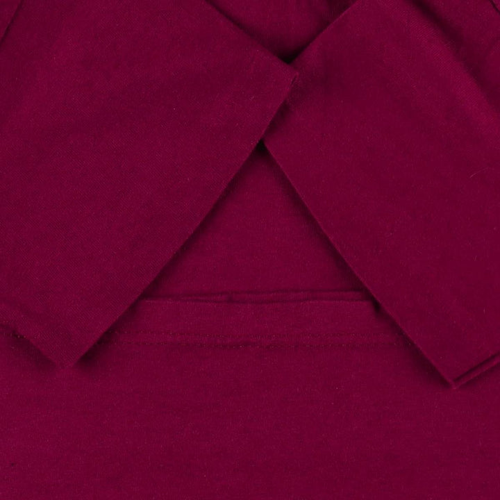 90'S Russell Plain T-Shirt, Made in USA, Women's Size S (Equivalent), Vintage cotton wine-red Vintage Second Hand