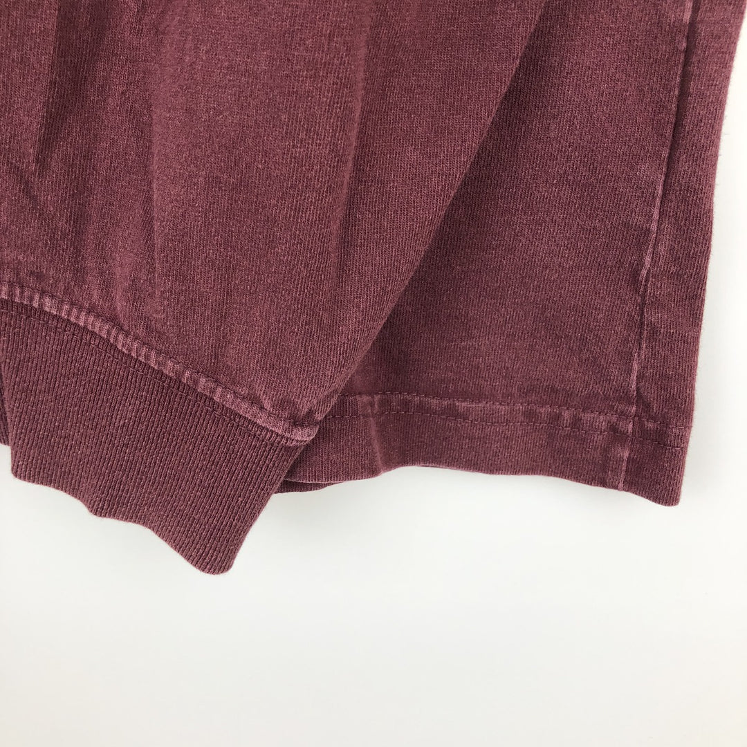 Carhartt Original Fit Long Sleeve T-Shirt, Men's Size L cotton red type reddish brown Vintage Second Hand