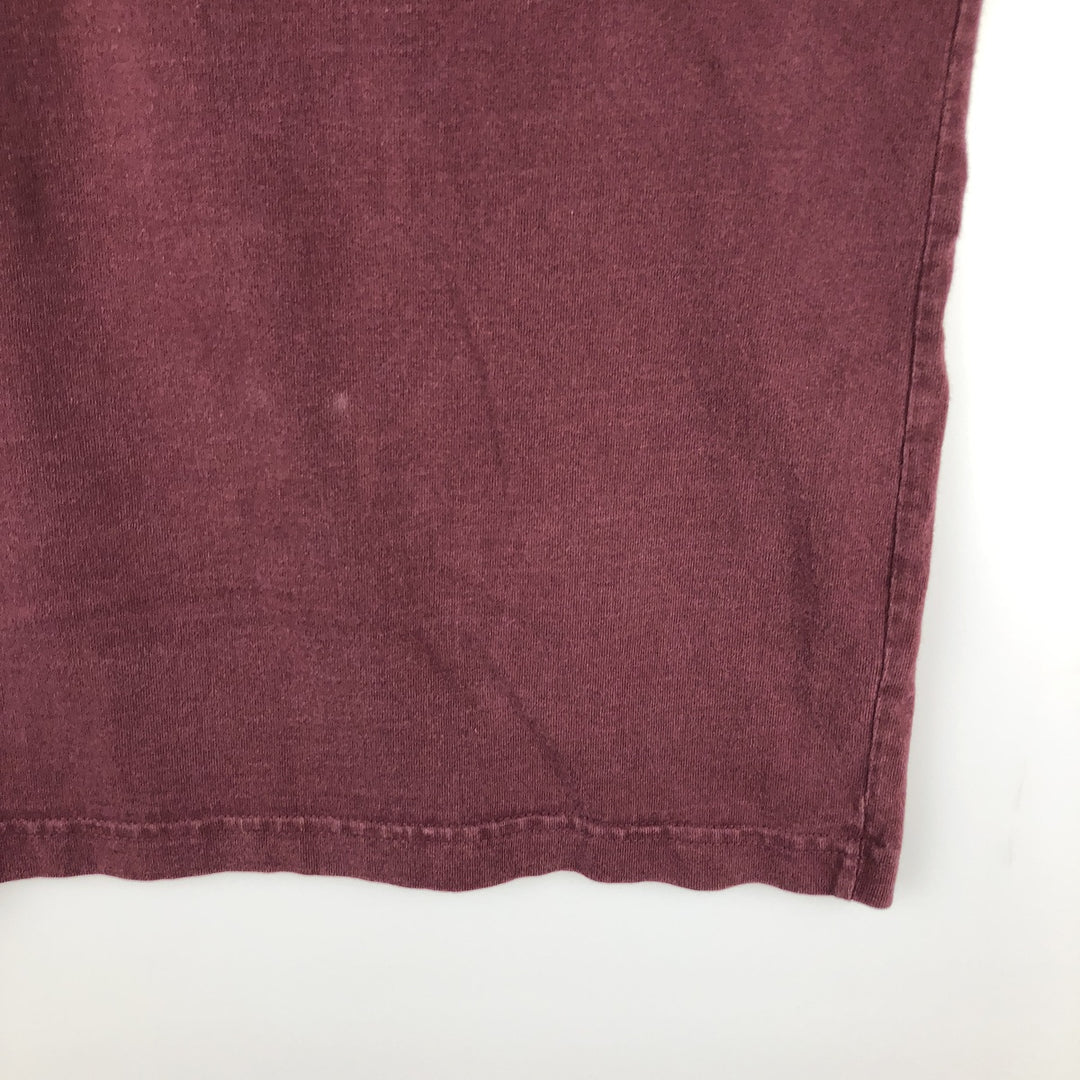 Carhartt Original Fit Long Sleeve T-Shirt, Men's Size L cotton red type reddish brown Vintage Second Hand