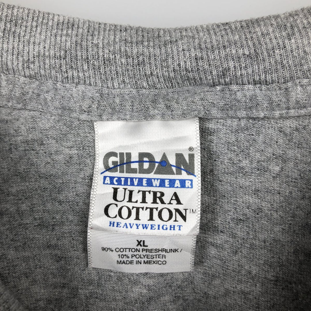 2000'S Gildan NFL Philadelphia Eagles Long-Sleeve T-Shirt (Men's XL equivalent) cotton gray type Vintage Second Hand
