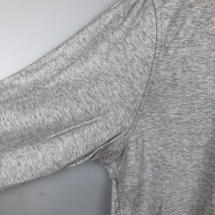 Brooks Brothers Est.1818 Henley Neck Long-Sleeve T-Shirt (Men's XL equivalent) cotton gray type Vintage Second Hand