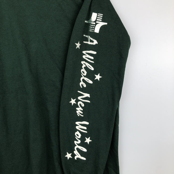 90'S Fruit of the Loom Best Long Sleeve T-Shirt, Made in USA, Men's XL, Vintage cotton green type Vintage Second Hand
