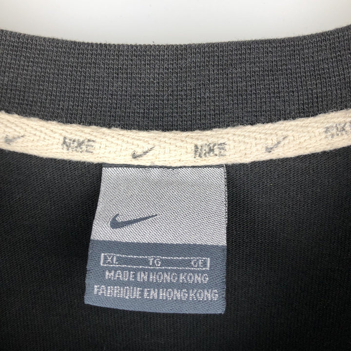 Nike NIKE Long T-shirt Long T Men's XL equivalent unclear black type Vintage Second Hand