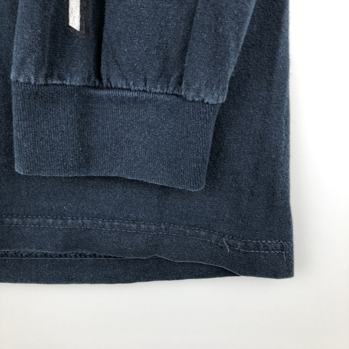 SANTA CRUZ Long-Sleeve T-Shirt, Men's Size L (equivalent), Surf/Skate cotton navy blue type Vintage Second Hand