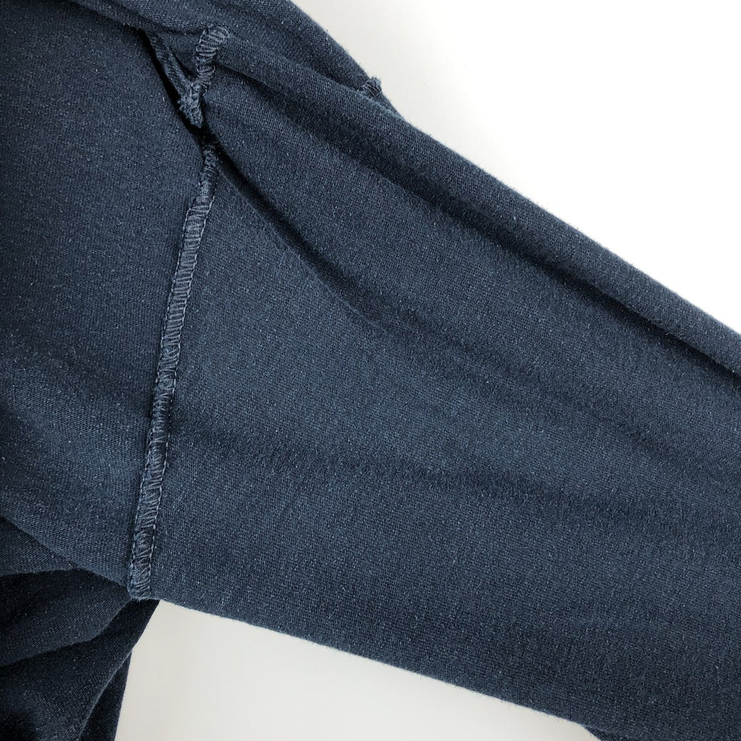 SANTA CRUZ Long-Sleeve T-Shirt, Men's Size L (equivalent), Surf/Skate cotton navy blue type Vintage Second Hand