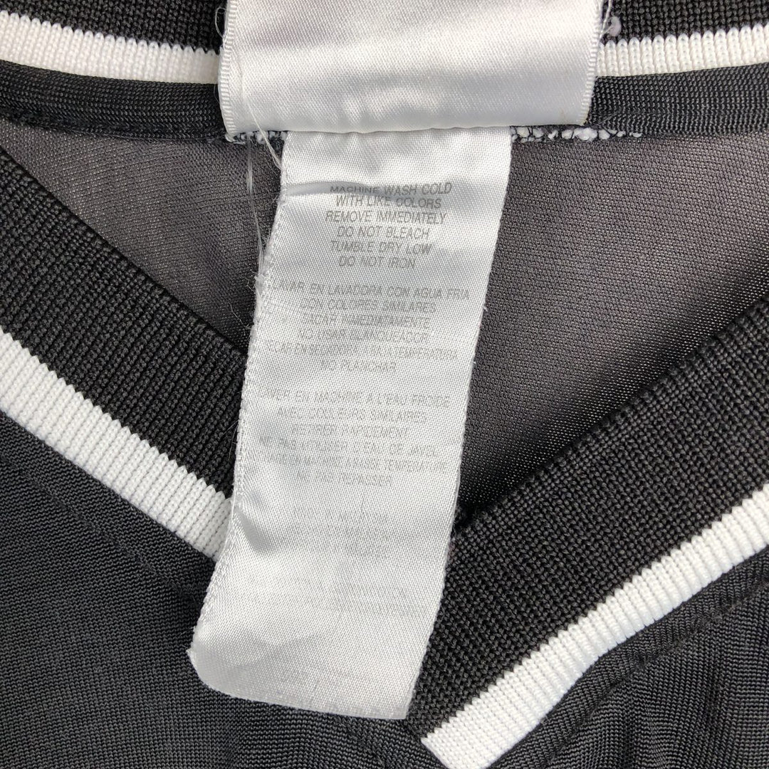Adidas V-neck Long-Sleeve T-Shirt (Men's XL equivalent) unclear black type Vintage Second Hand