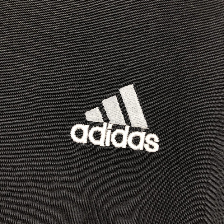 Adidas V-neck Long-Sleeve T-Shirt (Men's XL equivalent) unclear black type Vintage Second Hand