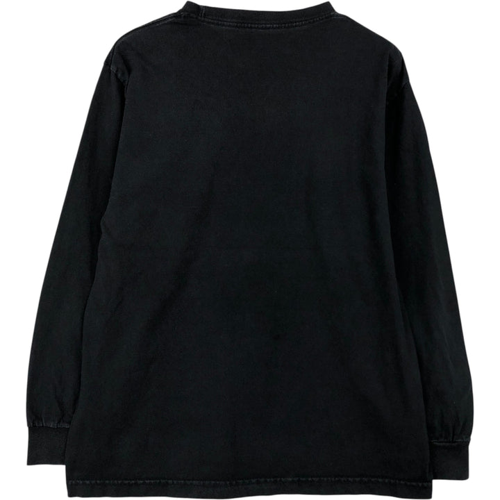 THE BEATLES Long-Sleeve T-Shirt (Men's Size M) unclear black type Vintage Second Hand