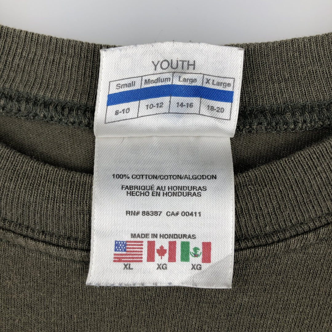 Adidas long-sleeved T-shirt, men's size XL cotton Khaki type Vintage Second Hand