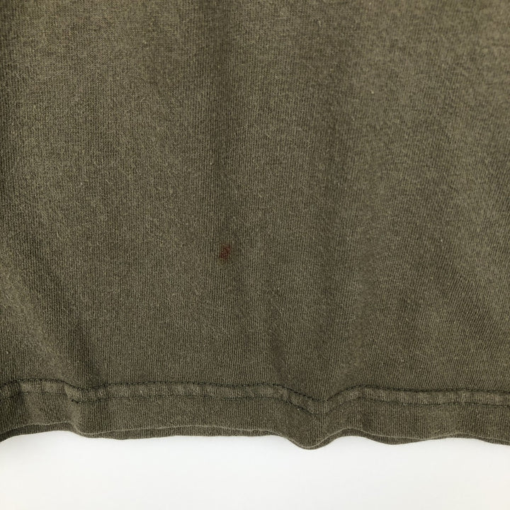 Adidas long-sleeved T-shirt, men's size XL cotton Khaki type Vintage Second Hand