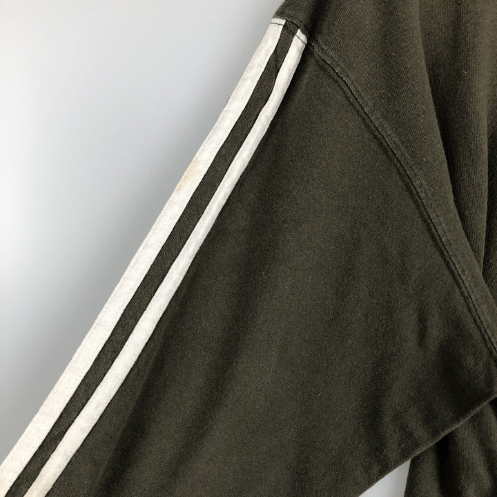 Adidas long-sleeved T-shirt, men's size XL cotton Khaki type Vintage Second Hand