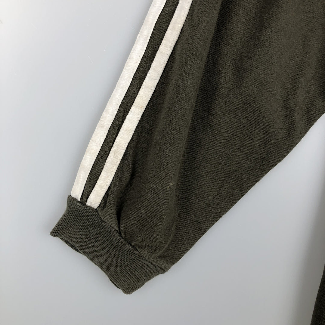 Adidas long-sleeved T-shirt, men's size XL cotton Khaki type Vintage Second Hand