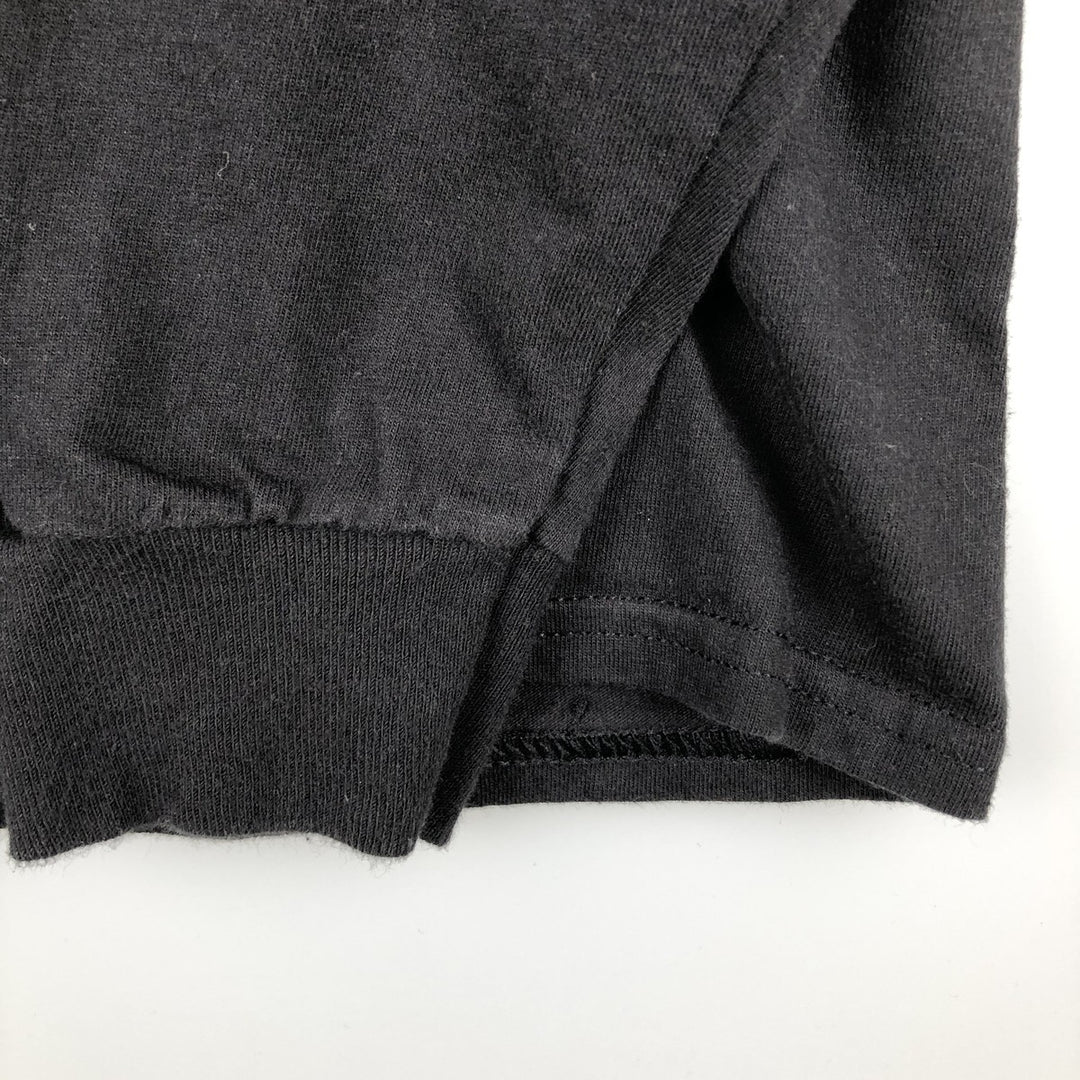 Harley-Davidson Motorcycle Long Sleeve T-Shirt, Men's Size Medium unclear black type Vintage Second Hand