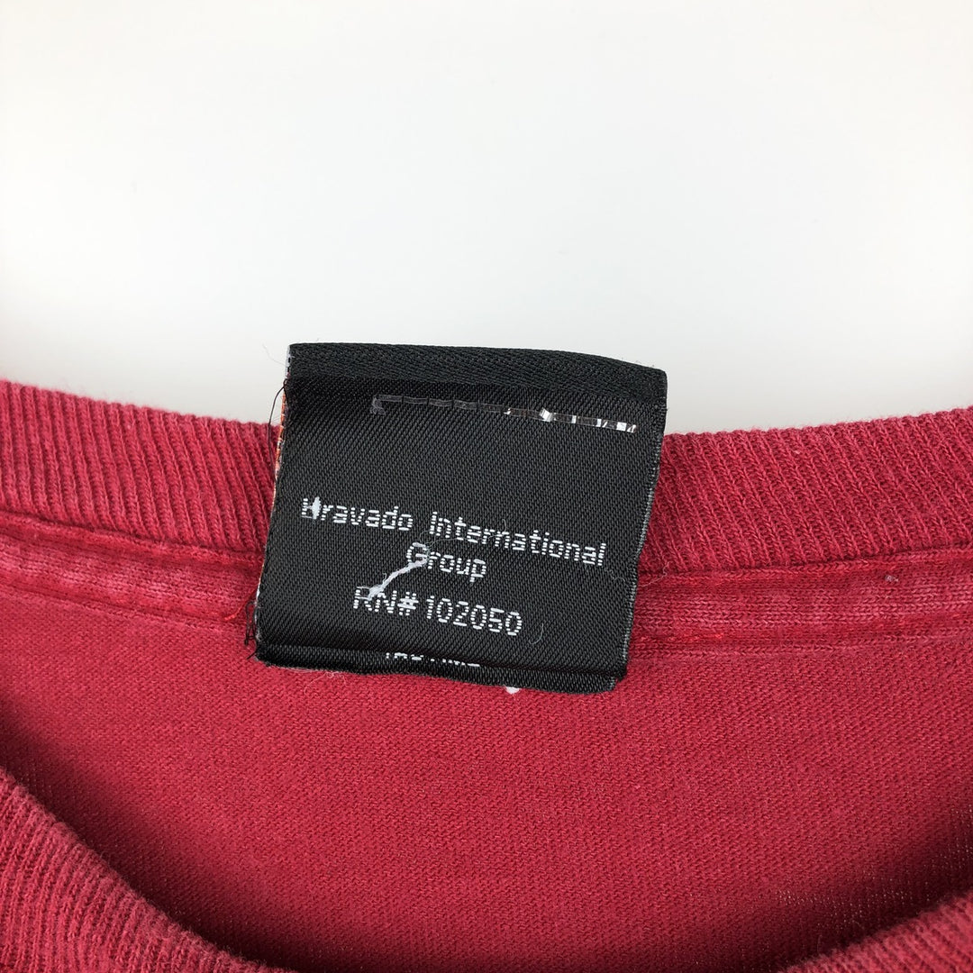 Harley-Davidson Motorcycle Long Sleeve T-Shirt, Men's Size XL unclear red type Vintage Second Hand