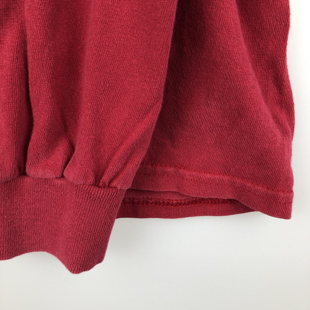 Harley-Davidson Motorcycle Long Sleeve T-Shirt, Men's Size XL unclear red type Vintage Second Hand