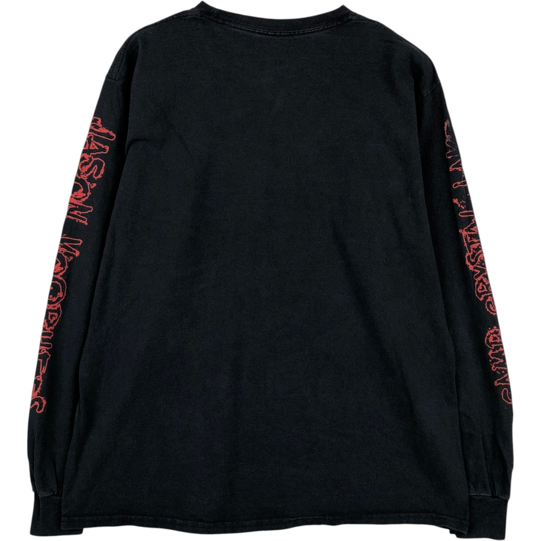 Friday the 13th Long-Sleeve T-Shirt (Men's Size L) cotton black type Vintage Second Hand