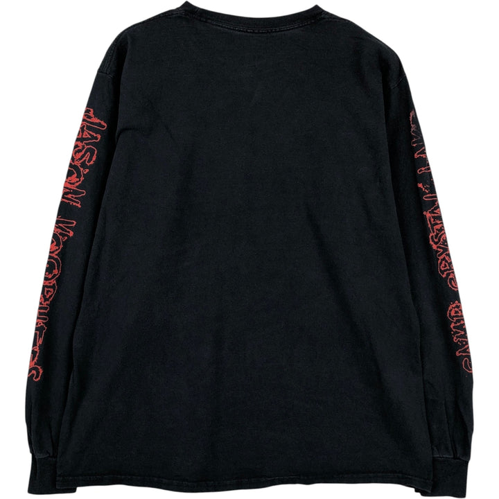 Friday the 13th Long-Sleeve T-Shirt (Men's Size L) cotton black type Vintage Second Hand