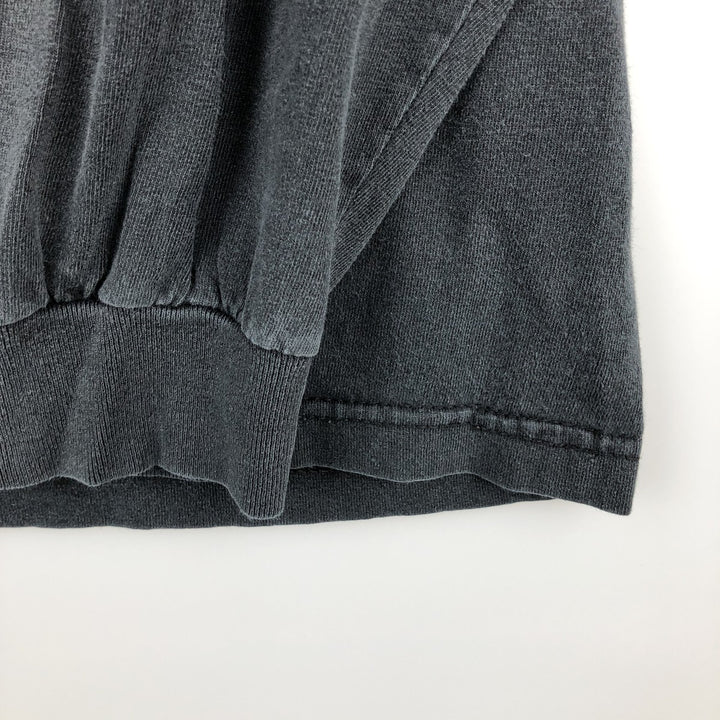 2000'S ALSTYLE Eagle Pattern Long-Sleeve T-Shirt (Men's XL equivalent) cotton black type Vintage Second Hand