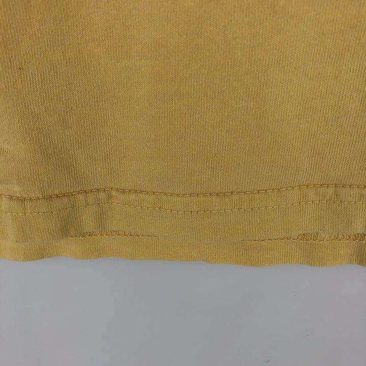 Harley-Davidson Eagle Pattern Motorcycle Long-Sleeve T-Shirt (Men's Size L) cotton yellow type Vintage Second Hand