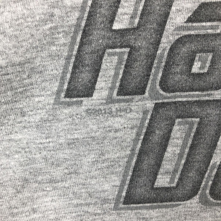 Harley-Davidson Fire Pattern Motorcycle Long-Sleeve T-Shirt (Men's XL equivalent) unclear gray type Vintage Second Hand