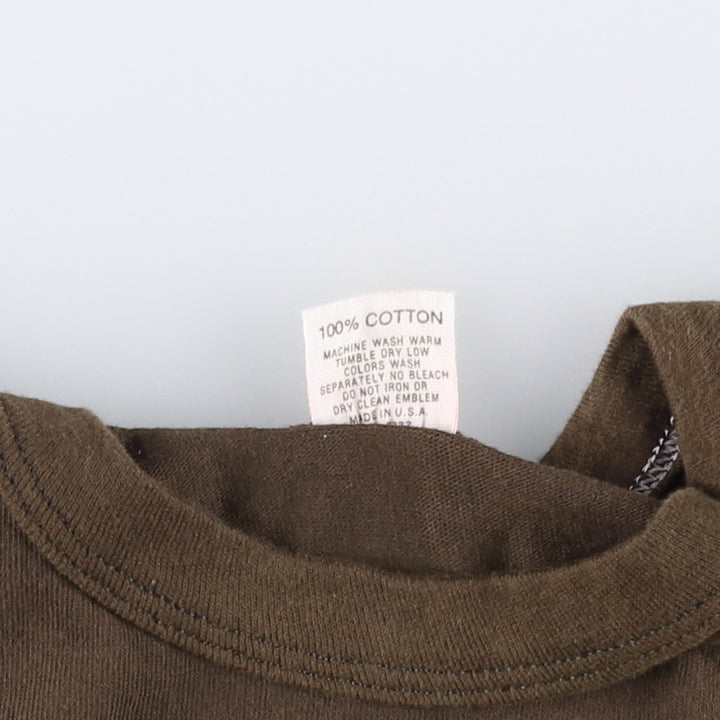 70s-80'S Russell Print T-Shirt, Made in USA, Women's Size XL (Equivalent), Vintage cotton brown type Vintage Second Hand
