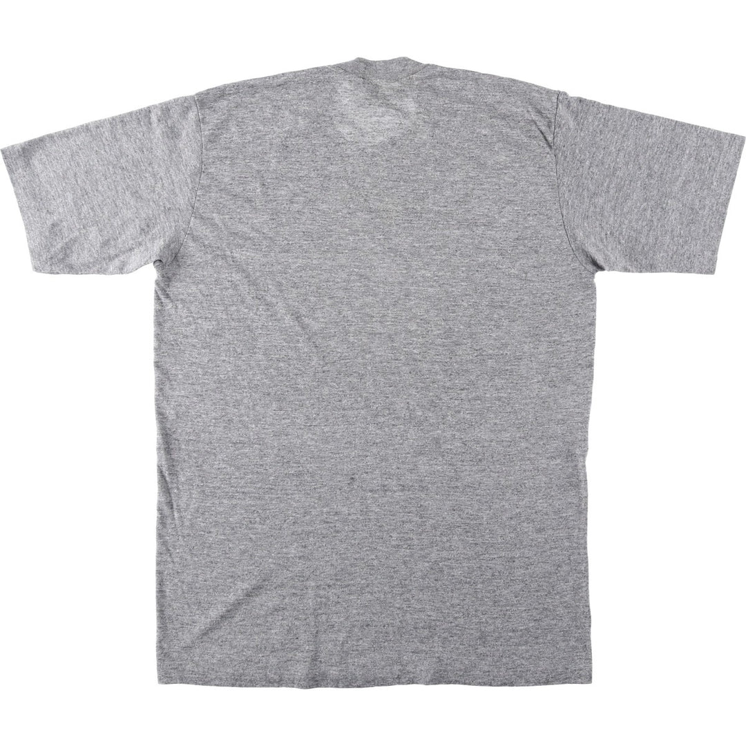 70s-80'S Velva Sheen College T-shirt, Women's Size L (approx.), Vintage polyester gray type Vintage Second Hand