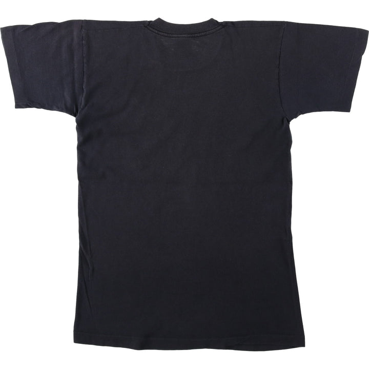 80'S Screen Stars printed T-shirt, women's size S (approx.) unclear black type Vintage Second Hand