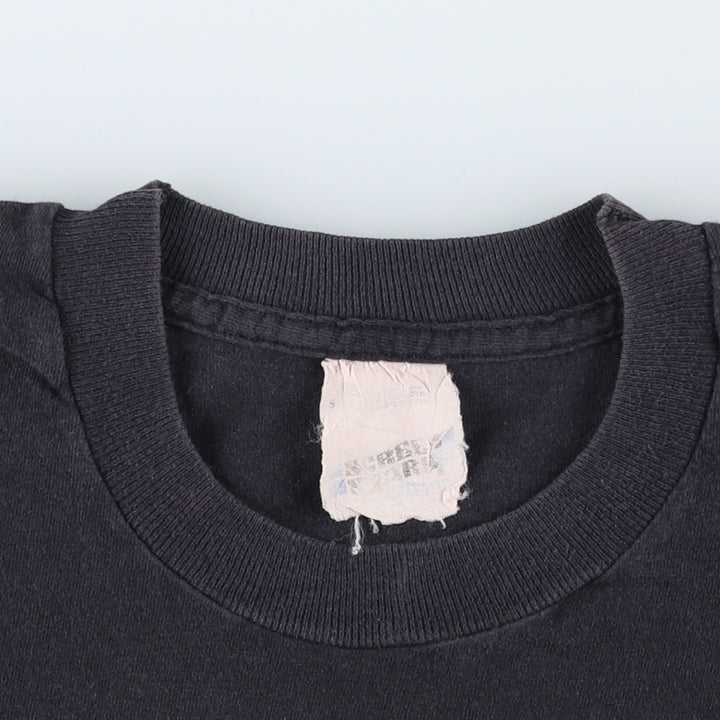 80'S Screen Stars printed T-shirt, women's size S (approx.) unclear black type Vintage Second Hand