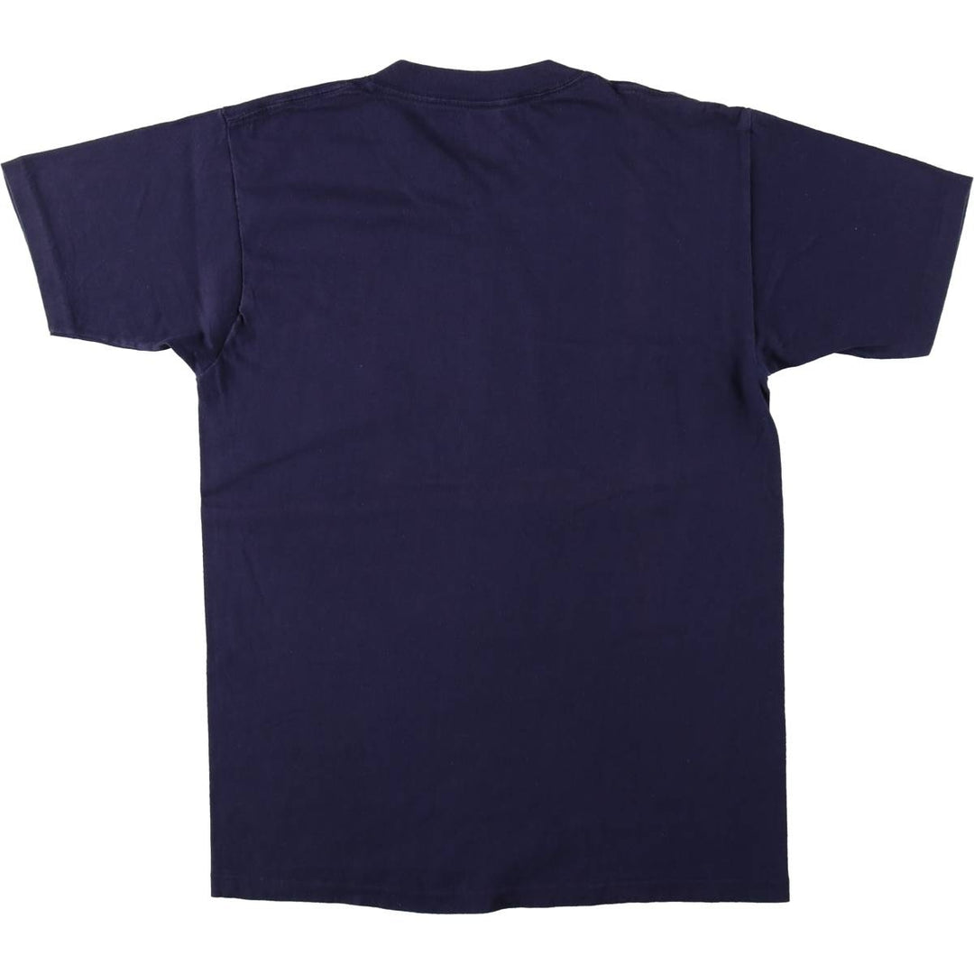 Chicago Fire Department Print T-Shirt, Made in USA, Women's Size M (approx.), Vintage cotton navy blue type Vintage Second Hand