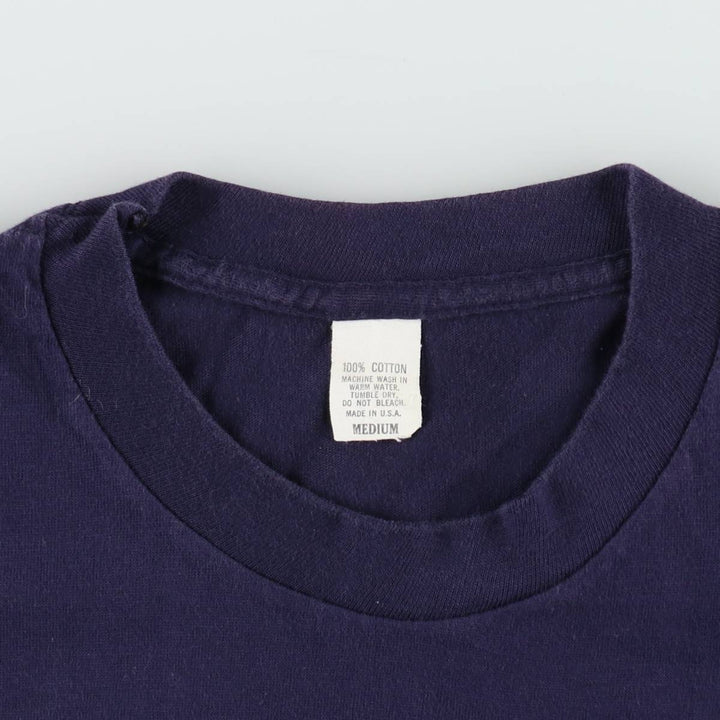 Chicago Fire Department Print T-Shirt, Made in USA, Women's Size M (approx.), Vintage cotton navy blue type Vintage Second Hand