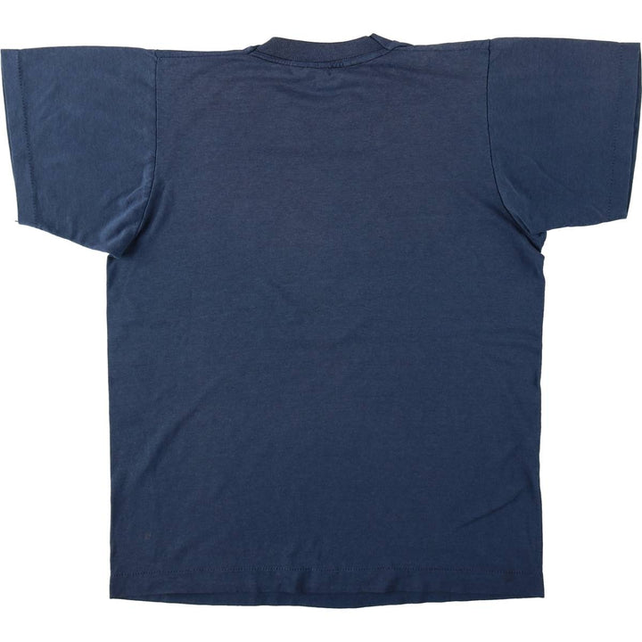 80'S Screen Stars US ARMY Triple Print Military Print T-Shirt, Made in USA, Women's Size M (Equivalent), Vintage cotton navy blue type Vintage Second Hand