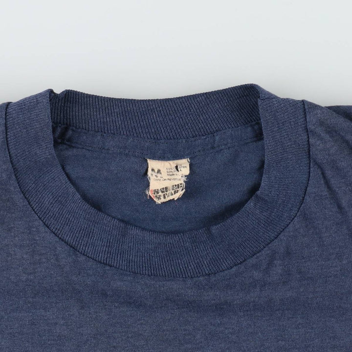 80'S Screen Stars US ARMY Triple Print Military Print T-Shirt, Made in USA, Women's Size M (Equivalent), Vintage cotton navy blue type Vintage Second Hand
