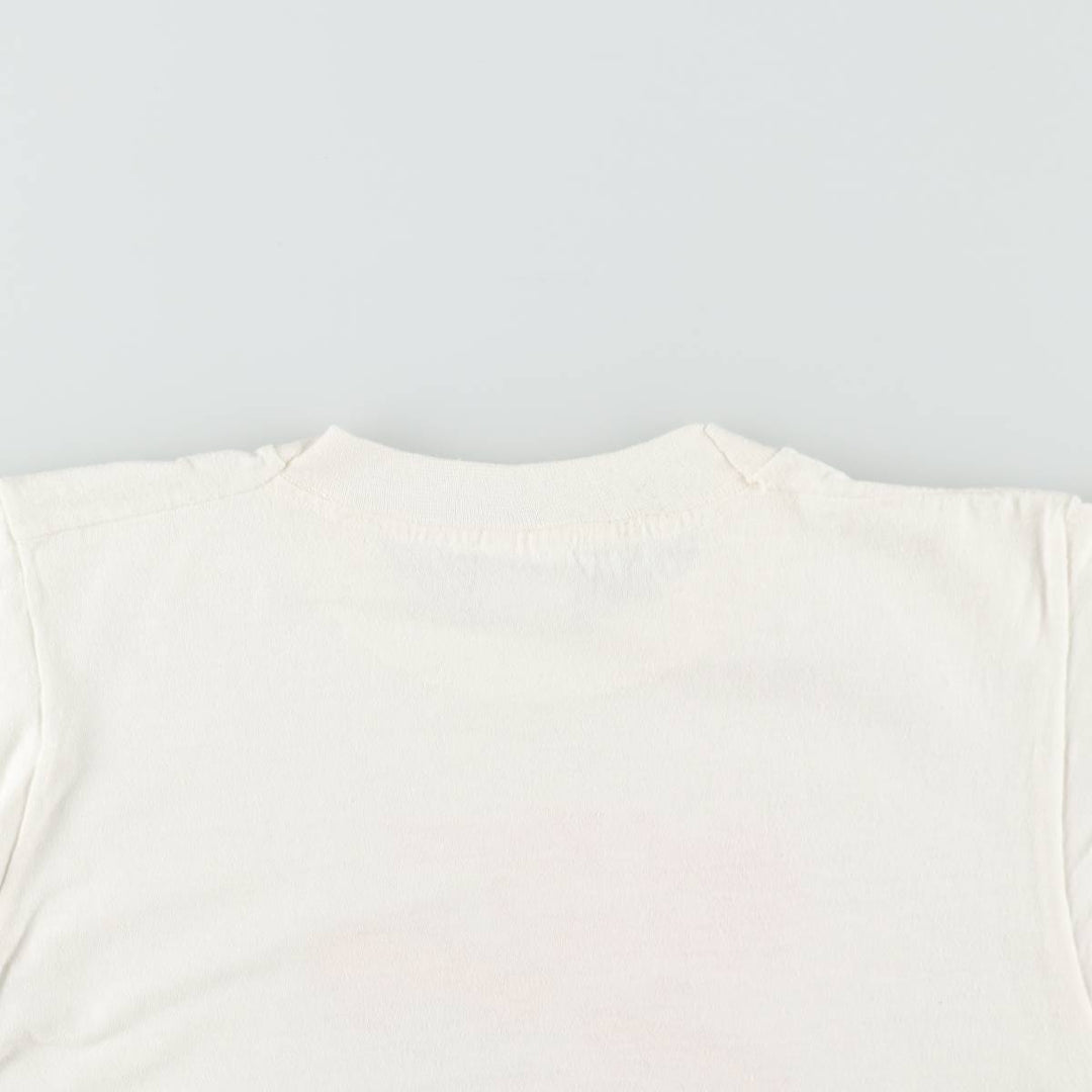 LUXCO JUAREZ Print T-Shirt, Women's Size S (approx.), Vintage unclear white type Vintage Second Hand