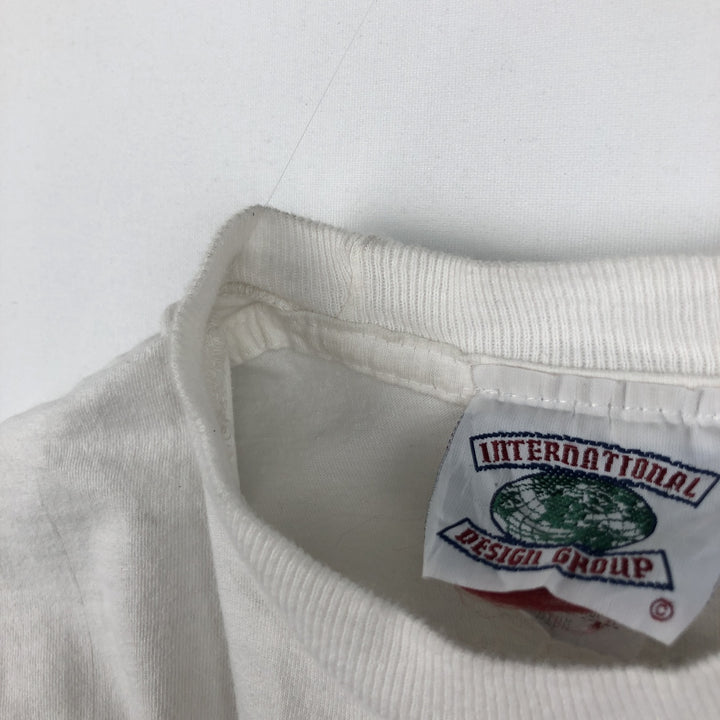 INTERNATIONAL DESIGN GROUP Photo T-shirt, Women's Size M (equivalent) cotton white type Vintage Second Hand