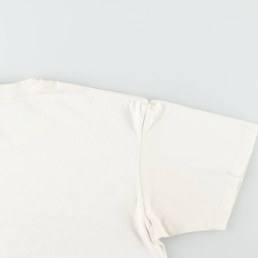 90'S Anvil Floral Art T-Shirt, Made in USA, Women's Size XL (Vintage) cotton white type Vintage Second Hand